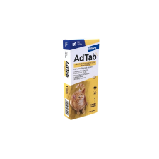  AdTab kullancs és bolha elleni rágótabletta macskáknak 12mg (0,5-2kg) élősködő elleni készítmény kutyáknak