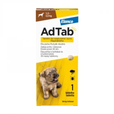 AdTab rágótabletta mini testű kutyáknak (1,3-2,5 kg), 56mg vitamin, táplálékkiegészítő kutyáknak