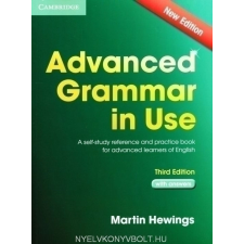 ADVANCED GRAMMAR IN USE 3RD + KEY nyelvkönyv, szótár