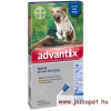  Advantix Spot-On 25kg feletti kutya számára 4ml*4 pipetta