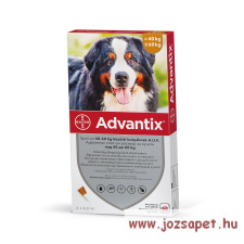 Advantix Spot-On 40kg feletti kutya számára 6ml*4 pipetta élősködő elleni készítmény kutyáknak
