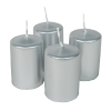  Adventi gyertya 4 db ezüst