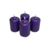  Adventi gyertya sima 4 db / csomag lila
