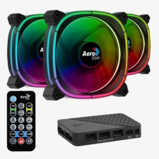 Aerocool Astro 12 Pro 12cm ARGB LED 3db-os szett + Vezérlő Ventilátor hűtés