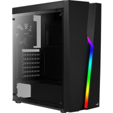 Aerocool Bolt RGB Számítógépház - Fekete számítógép ház