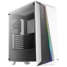 Aerocool Cylon Pro TG Window Számítógépház - Fehér/Fekete (ACCM-PB10012.21) számítógép ház