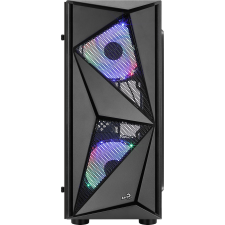 Aerocool Számítógépház Aerocool Glider Cosmo RGB ATX Fekete Edzett üveg (ACCM-PV22023.11) számítógép ház