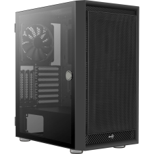 Aerocool Számítógépház Aerocool Graphite v1 ATX Fekete Edzett üveg (ACCM-PB24013.11) számítógép ház