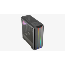 Aerocool Számítógépház Aerocool Skyline ARGB ATX Fekete Acryl üveg számítógép ház