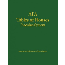  Afa Tables of Houses: Placidus System – Astro Numeric Service idegen nyelvű könyv
