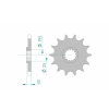  AFAM Acél Standard Első Lánckerék 22303 - 520