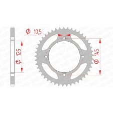  AFAM Acél Standard Hátsó Lánckerék 12505 - 520 egyéb motorkerékpár alkatrész