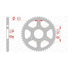 AFAM acél standard hátsó lánckerék 80104 - 420 egyéb motorkerékpár alkatrész