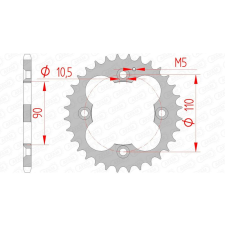 AFAM acél standard hátsó lánckerék 92324 - 520 egyéb motorkerékpár alkatrész