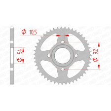 AFAM Acél Standard Hátsó Láncszem 12112 - 420 egyéb motorkerékpár alkatrész