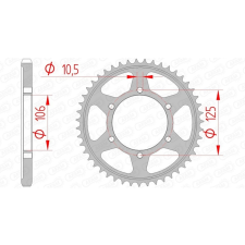 AFAM Acél Standard Hátsó Láncszem 86605 - 525 egyéb motorkerékpár alkatrész