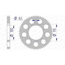AFAM Alumínium Hátsó Lánckerék 93117 - 428 egyéb motorkerékpár alkatrész