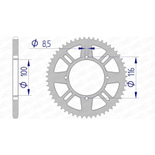 AFAM Alumínium Hátsó Láncszerkezet 17104420 egyéb motorkerékpár alkatrész
