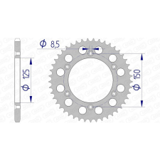 AFAM Alumínium Hátsó Láncszerkezet 72304 - 520 egyéb motorkerékpár alkatrész