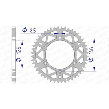 AFAM Ultra-Könnyű Öntisztító Alumínium Hátsó Láncszem 15203 - 520 egyéb motorkerékpár alkatrész