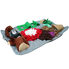 afp Dig it  Téglalap bolyhos szőnyeg aranyos játékkal  kutyaágy szállítóbox, fekhely kutyáknak