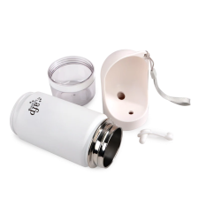 afp Lifestyle 4 Pets Rozsdamentes 2in1 Etető-, Itatópalack 414 ml kutyatál