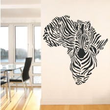  Afrika falmatrica 3 Zebra tapéta, díszléc és más dekoráció