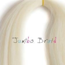 Afro Line Afro műhaj Jumbo Braid 120cm, 80gr - Fehér  1001 póthaj