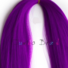 Afro Line Afro műhaj Jumbo Braid 120cm, 80gr - Sötét lila póthaj