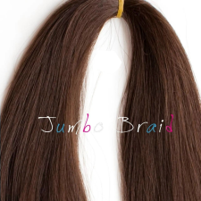 Afro Line Afro műhaj Jumbo Braid 120cm, 80gr - Sötétbarna 6 póthaj