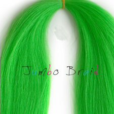 Afro Line Afro műhaj Jumbo Braid 120cm, 80gr - Zöld póthaj