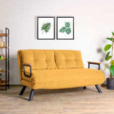 AG 2 személyes kanapéágy Homoko 2-Seater - Mustársárga bútor