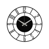 AG Dekoratív fém falióra, Enzoclock - S011