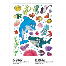 AG Design K0822 DOLPHIN BIG Öntapadós dekoráció, 65×85 cm tapéta, díszléc és más dekoráció