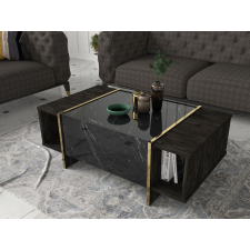 AG Dohányzóasztal Veyron - Black, Gold bútor