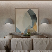 AG Fali Lámpa Szett (2 db)Wabi Sabi Shell - Betonszürke világítás