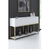 AG Konzolasztal Lord - White, Gold