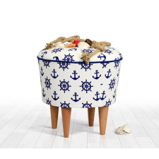 AG Puha Puff Cunda - Blue, White bútor