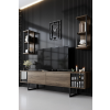 AG TV szekrény Chrome Line - Walnut, Black