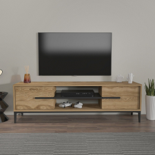 AG TV szekrény Eslem - Oak, Black bútor