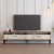 AG TV szekrény Istanbul 2 - Diós Fehér Marble