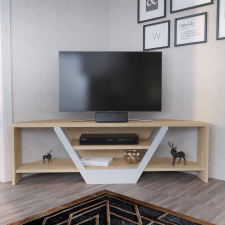 AG TV szekrény Sares - Oak, White bútor