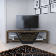 AG TV szekrény Sares - Oud Oak, Black bútor