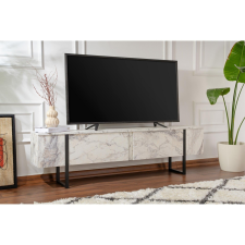 AG TV szekrény Serenity - Fressia Marble, Fekete bútor