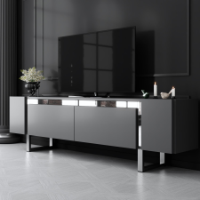 AG TV szekrény Yildiz - Anthracite, Silver bútor