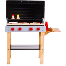 AGA4KIDS BBQ Grill Játék fa grillsütő konyhakészlet