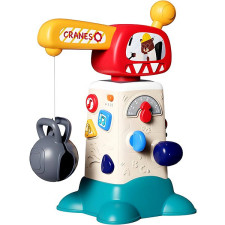 AGA4KIDS DS5615, interaktív daru autópálya és játékautó