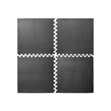 AGA Habszivacs szőnyeg puzzle 4 darab AGA MR140 - fekete játszószőnyeg