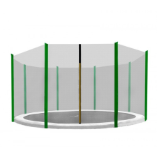 AGA védőháló 366 cm átmérőjű trambulinhoz 8 rudas - Sötét zöld trambulin kiegészítő