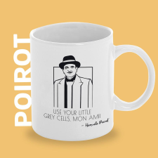 Agatha Christie Poirot bögre 350 ml bögrék, csészék